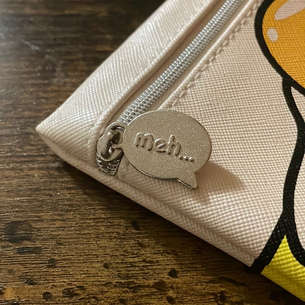 Ipsy Cosmetic Case * 7.5" x 4.5" * gudetama yellow egg - Picture 3 of 6